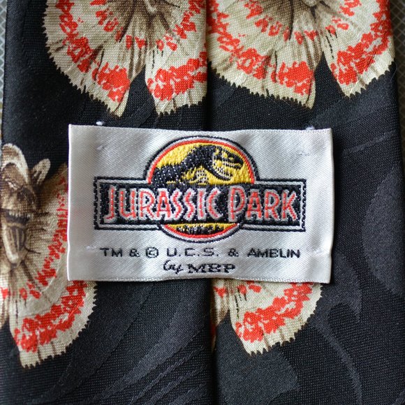 Lot: Joe Boxer "Slave to Love" Popcorn Jurassic Park Official Graphic Neckties - Picture 6 of 6